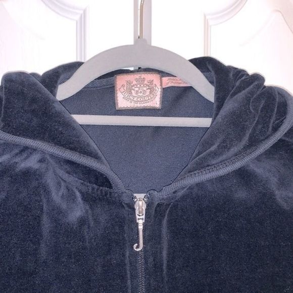 Juicy Couture Velour Zip Up Hoodie - Picture 2 of 12